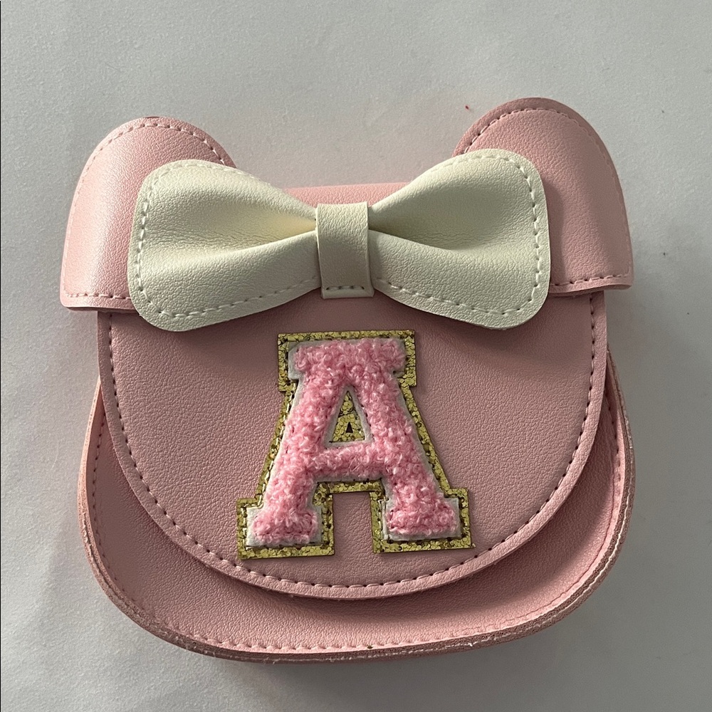 Girls A initial Pink bag New In Box